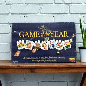 Vtg Game Of The Year Vintage 1989 Spear's Games 100% Complete With Instructions